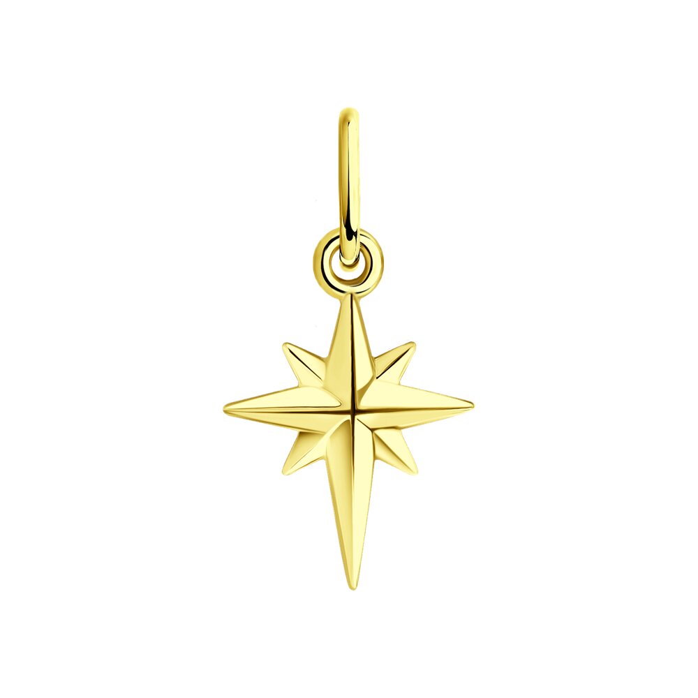 Подвеска из желтого золота Diamant 53-130-01105-1