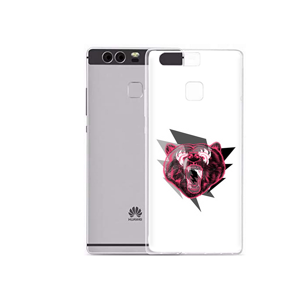 

Чехол MyPads Tocco для Huawei P9 Plus грозовой медведь (PT31455.54.301), Прозрачный, Tocco