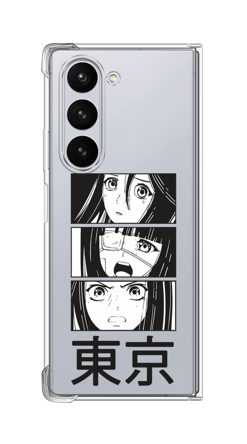 

Чехол на Samsung Galaxy Z Fold 6 "Tokyo girls", Белый;черный;прозрачный, 2109850-1