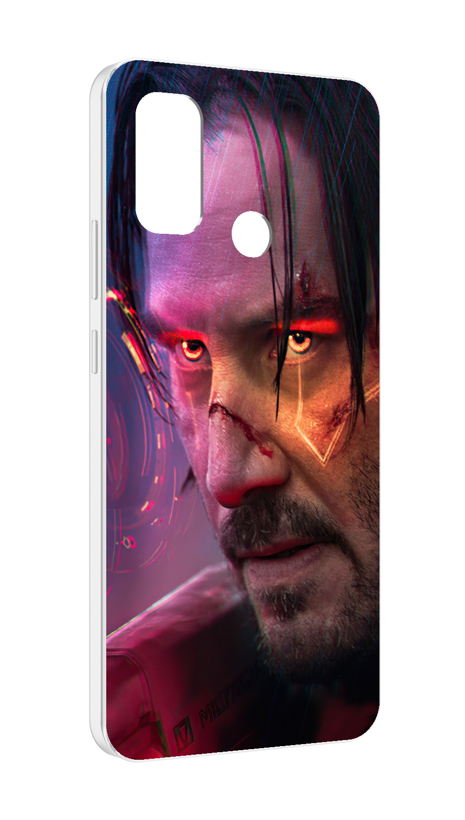 

Чехол MyPads cyberpunk 2077 Джонни Сильверхенд для UleFone Note 10P/Note 10, Прозрачный, Tocco