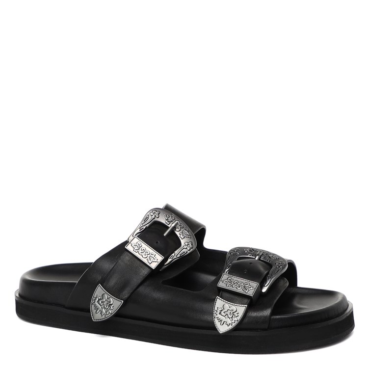 

Шлепанцы женские Schmoove LUCIA BUCKLE W черные 37 EU, Черный, LUCIA BUCKLE W