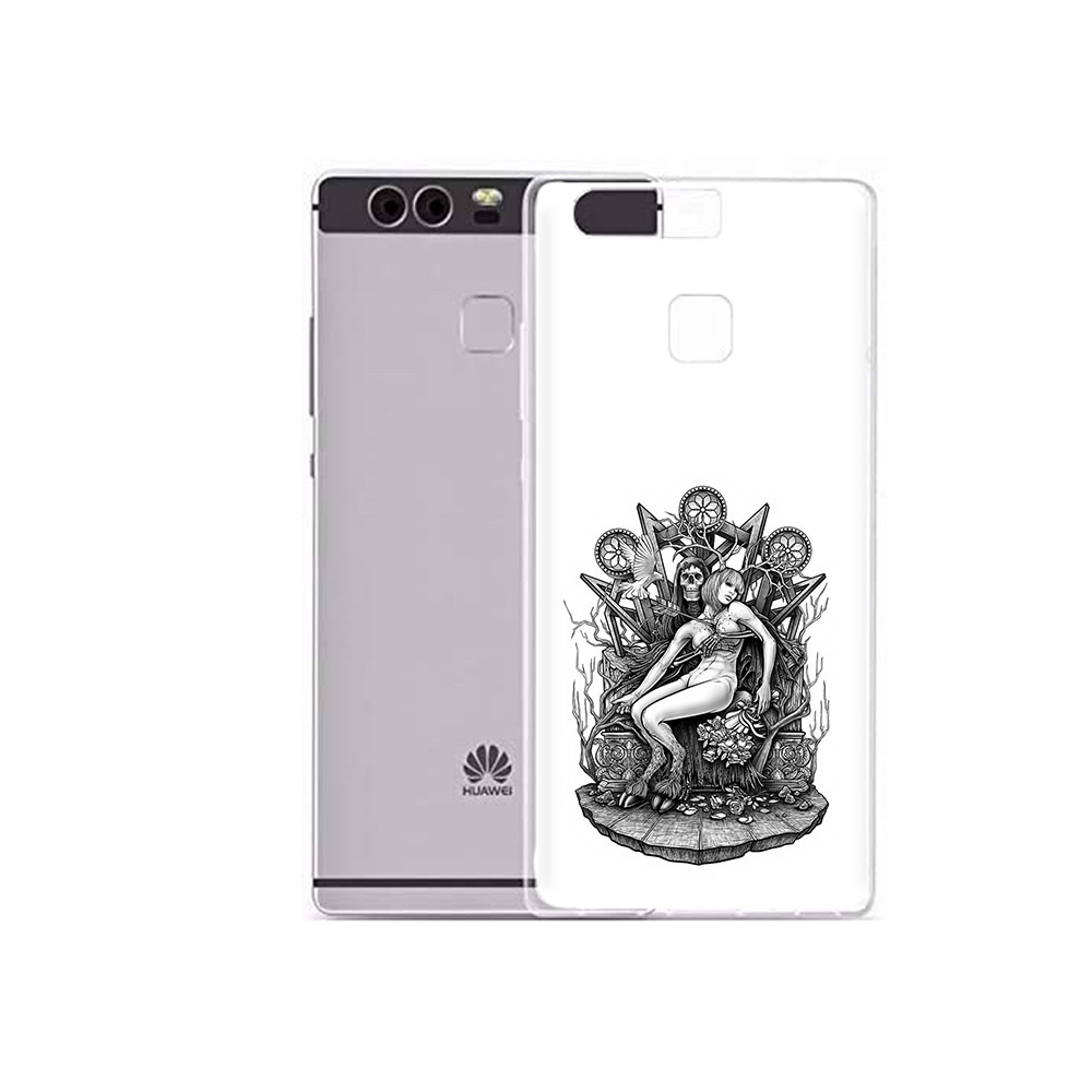 Чехол MyPads Tocco для Huawei P9 Plus девушка на троне (PT31455.54.309)