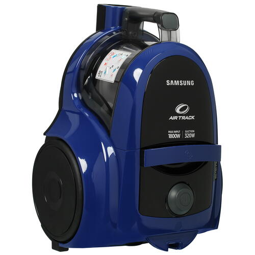 Пылесос Samsung SC4540 синий пылесос беспроводной x force 11 60 aqua ty9890wo с влажной уборкой серый синий