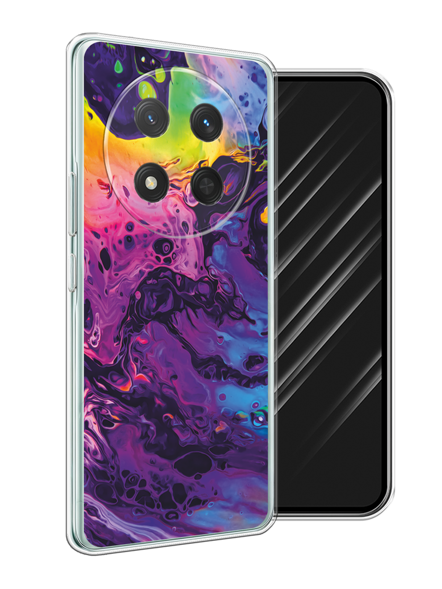 

Чехол Awog на Honor X9C/X60 Pro "ACID fluid", Бордовый, 6125350-1