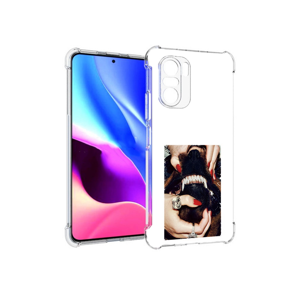 

Чехол MyPads Tocco для Xiaomi Redmi K40 маникюр (PT158239.260.457), Прозрачный, Tocco