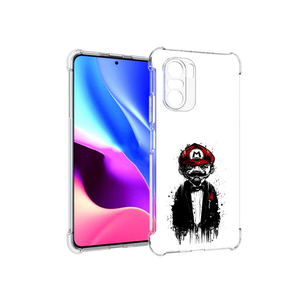 

Чехол MyPads Tocco для Xiaomi Redmi K40 марио (PT158239.260.458), Прозрачный, Tocco