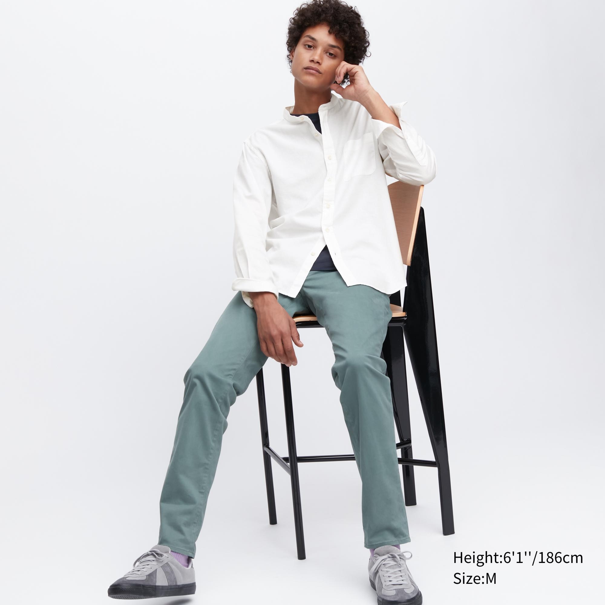 

Рубашка мужская UNIQLO 450261COL01 белая M (доставка из-за рубежа), 450261COL01