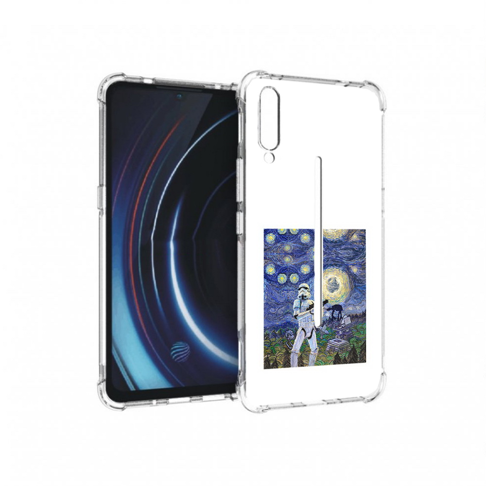 

Чехол MyPads Tocco для Vivo iQOO star wars звездная ночь (PT226955.389.23), Прозрачный, Tocco