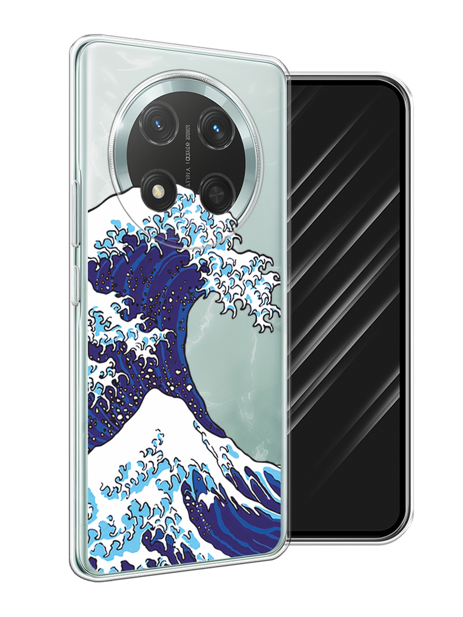 

Чехол Awog на Honor X9C/X60 Pro "Волна в Канагаве", Синий;белый, 6125350-1