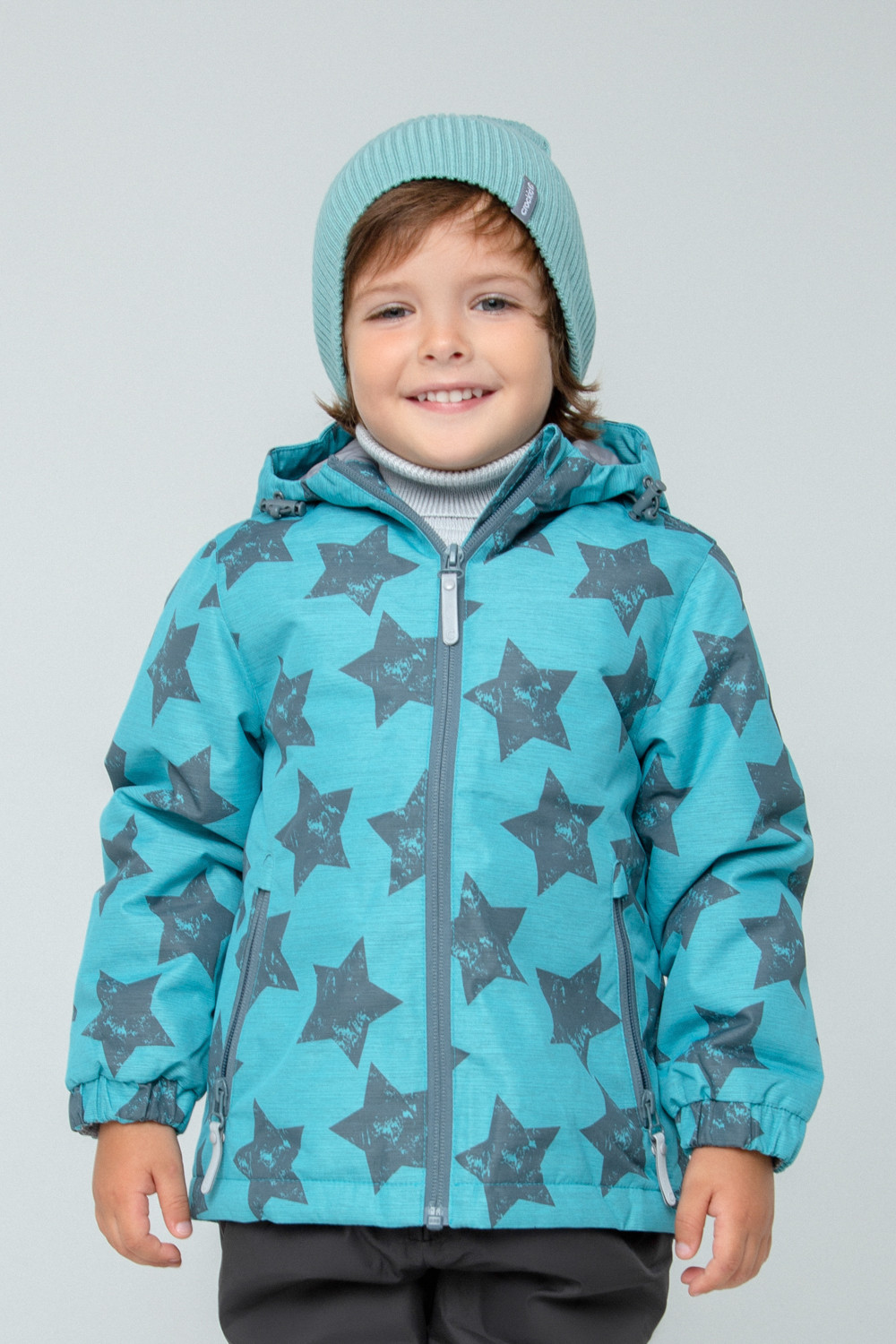 

Куртка детская CROCKID 1B JKT 013(1).1, бирюзовый, звезды, 122, 1B JKT 013(1).1