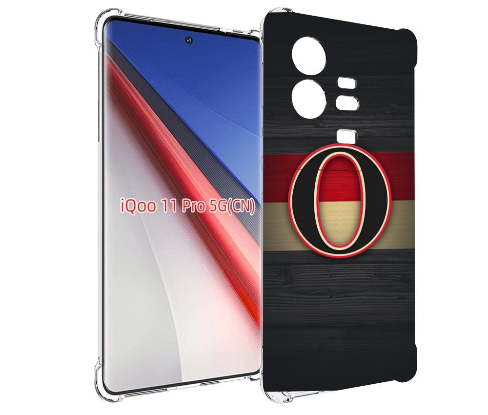 

Чехол бампер MyPads оттава сенаторс для Vivo iQOO 11 Pro противо..., Прозрачный, Tocco