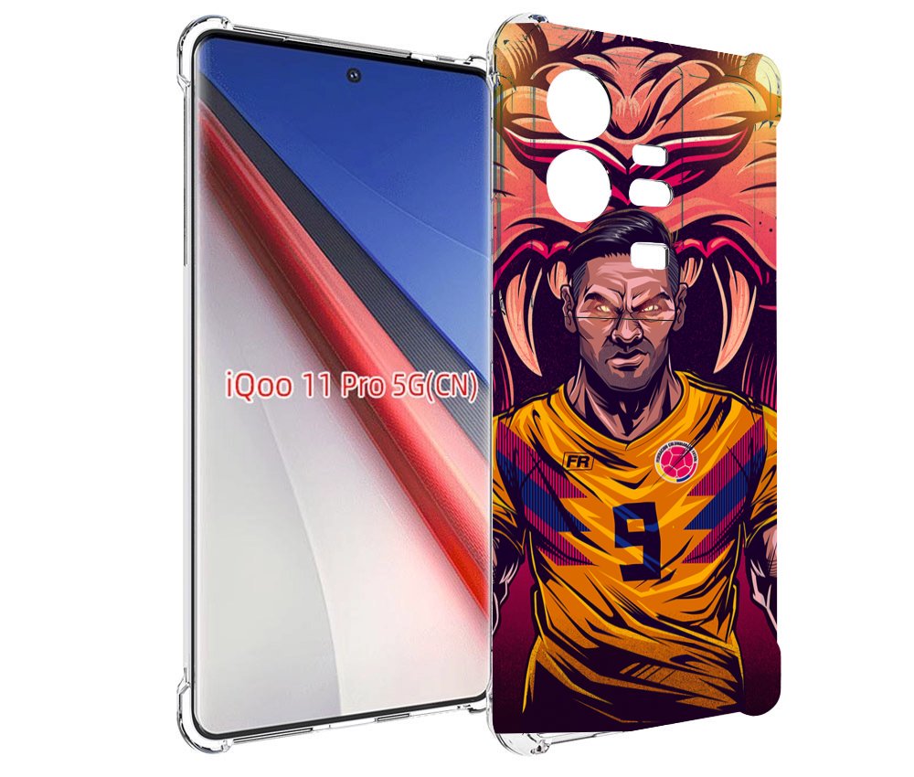 

Чехол бампер MyPads парень-тигр-красный для Vivo iQOO 11 Pro про..., Прозрачный, Tocco