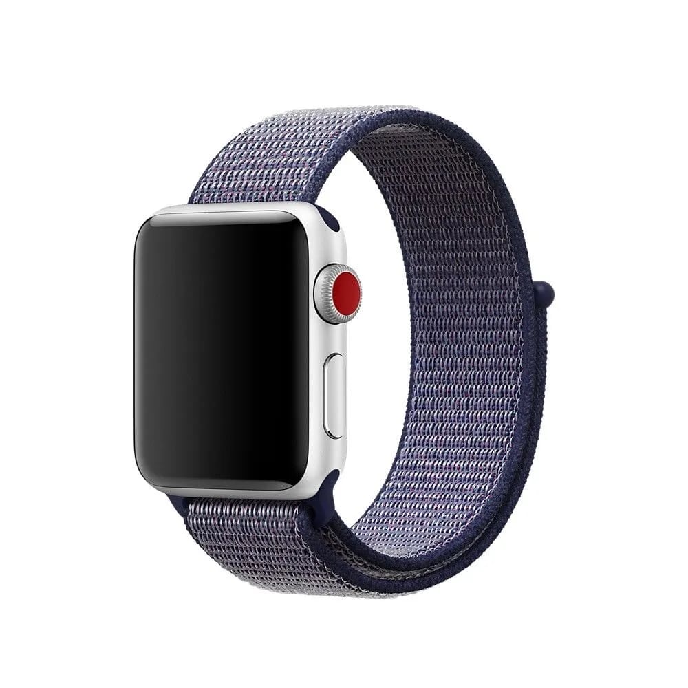 фото Ремешок для смарт-часов apple sport loop для apple watch 38 mm blue (mqw52zm/a)