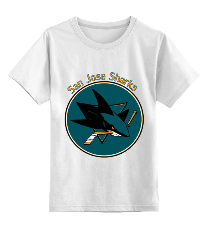 

Футболка детская Printio San jose sharks цв. белый р. 104, San jose sharks