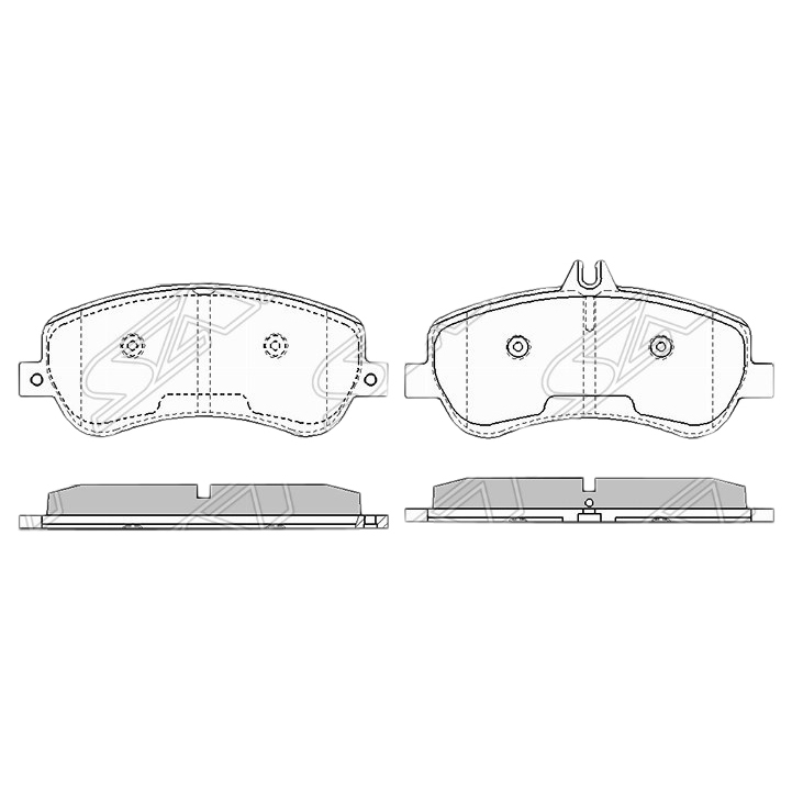 

Колодки тормозные перед MERCEDES E-CLASS 207 11-/MERCEDES GLK X204 08- SAT STA0054204820