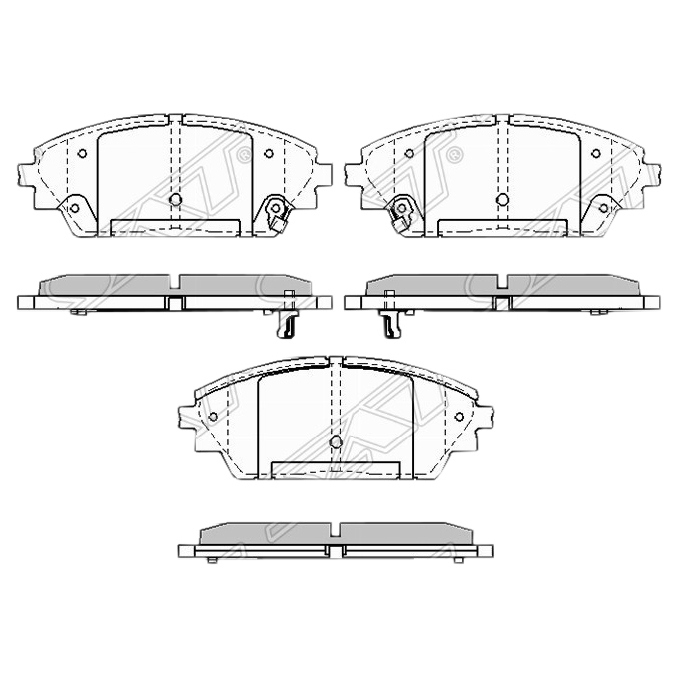 

SAT STBHY13328ZA Колодки тормозные перед MAZDA 3 13-