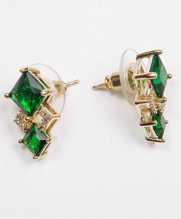 

Серьги из бижутерного сплава Lotus Jewelry 3041E-06Gcz, фианит, 3041E-06Gcz