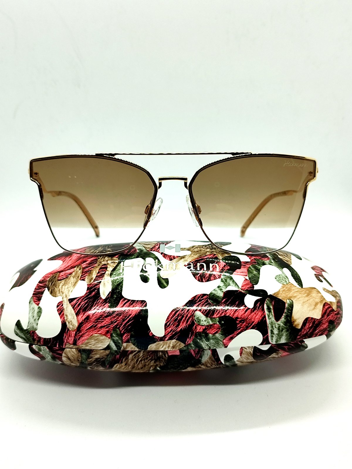 Солнцезащитные очки женские Ana Hickman HI3095E04B золотистые
