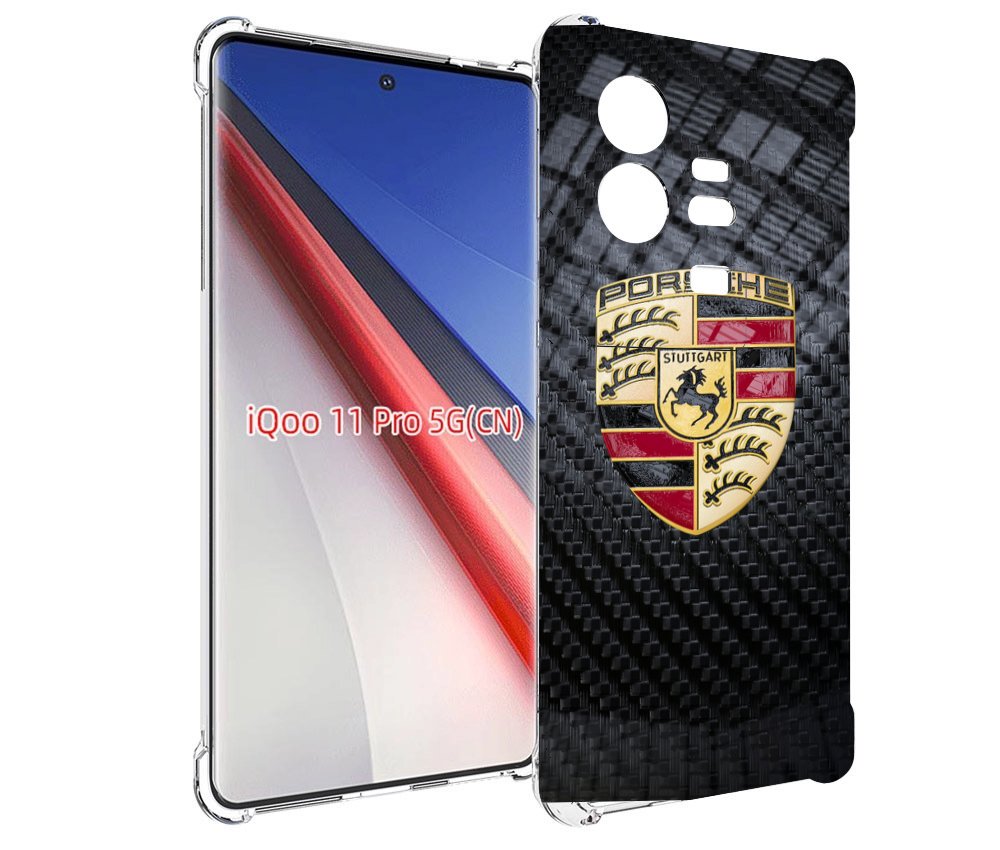 

Чехол бампер MyPads порше porsche 3 мужской для Vivo iQOO 11 Pro..., Прозрачный, Tocco
