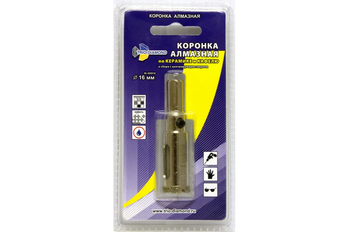 

Коронка Trio Diamond 400016, Ф16х30мм (400016)