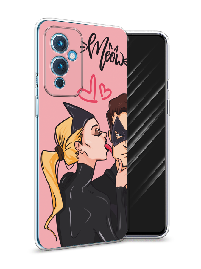 

Чехол Awog на OnePlus 9 LE2110 "Kiss of Cat Woman", Розовый;черный;бежевый, 152750-1