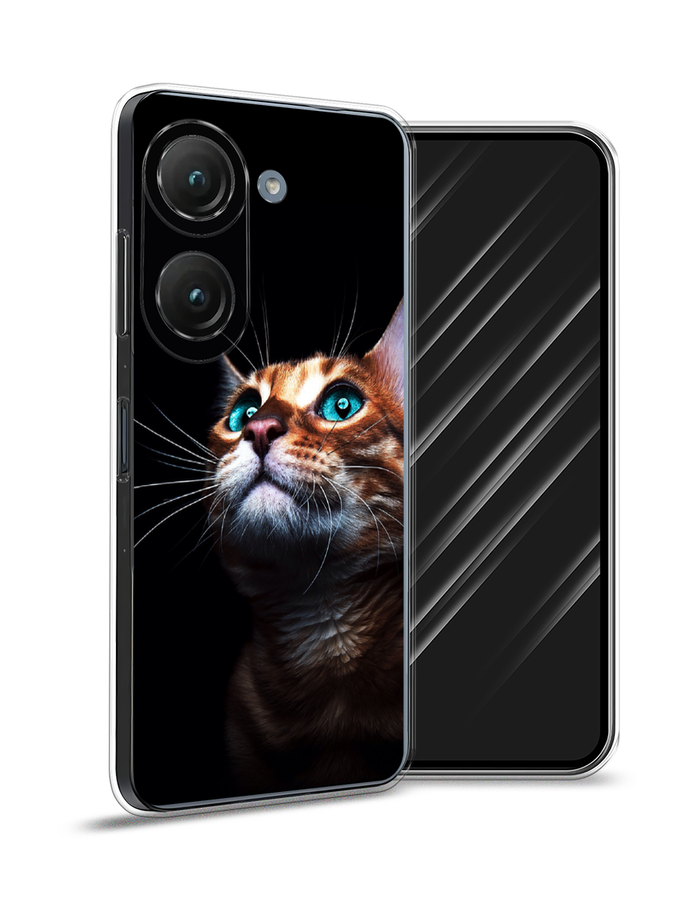 

Чехол Awog на Asus ZenFone 9 "Мечтательный кот", Коричневый, 44850-1