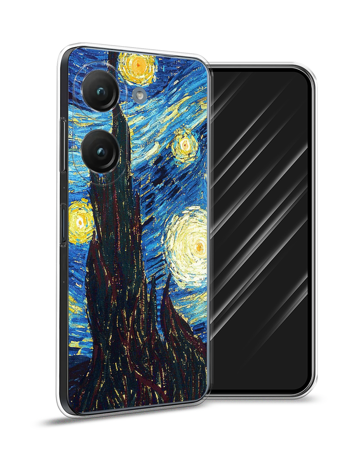 

Чехол Awog на Asus ZenFone 9 "Ван Гог Звездная ночь", Желтый, 44850-9