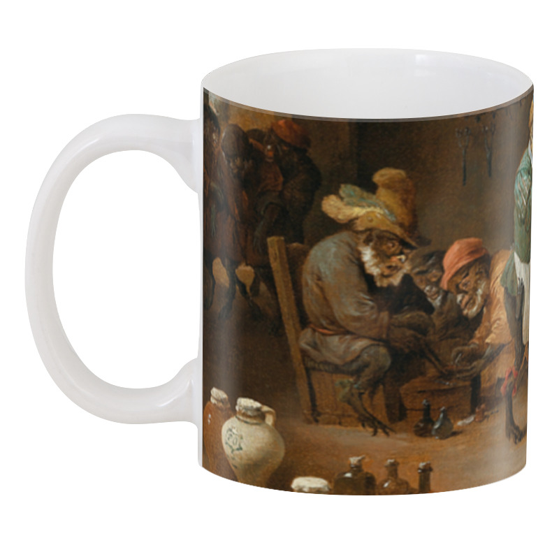 

3D кружка Printio Abraham teniers 330 мл, Abraham teniers