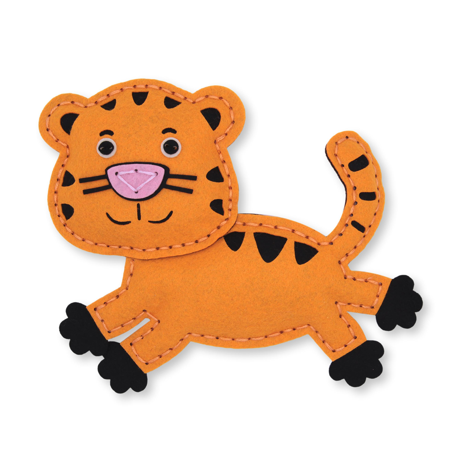 фото Поделка санта лючия набор для шитья игрушка тигр