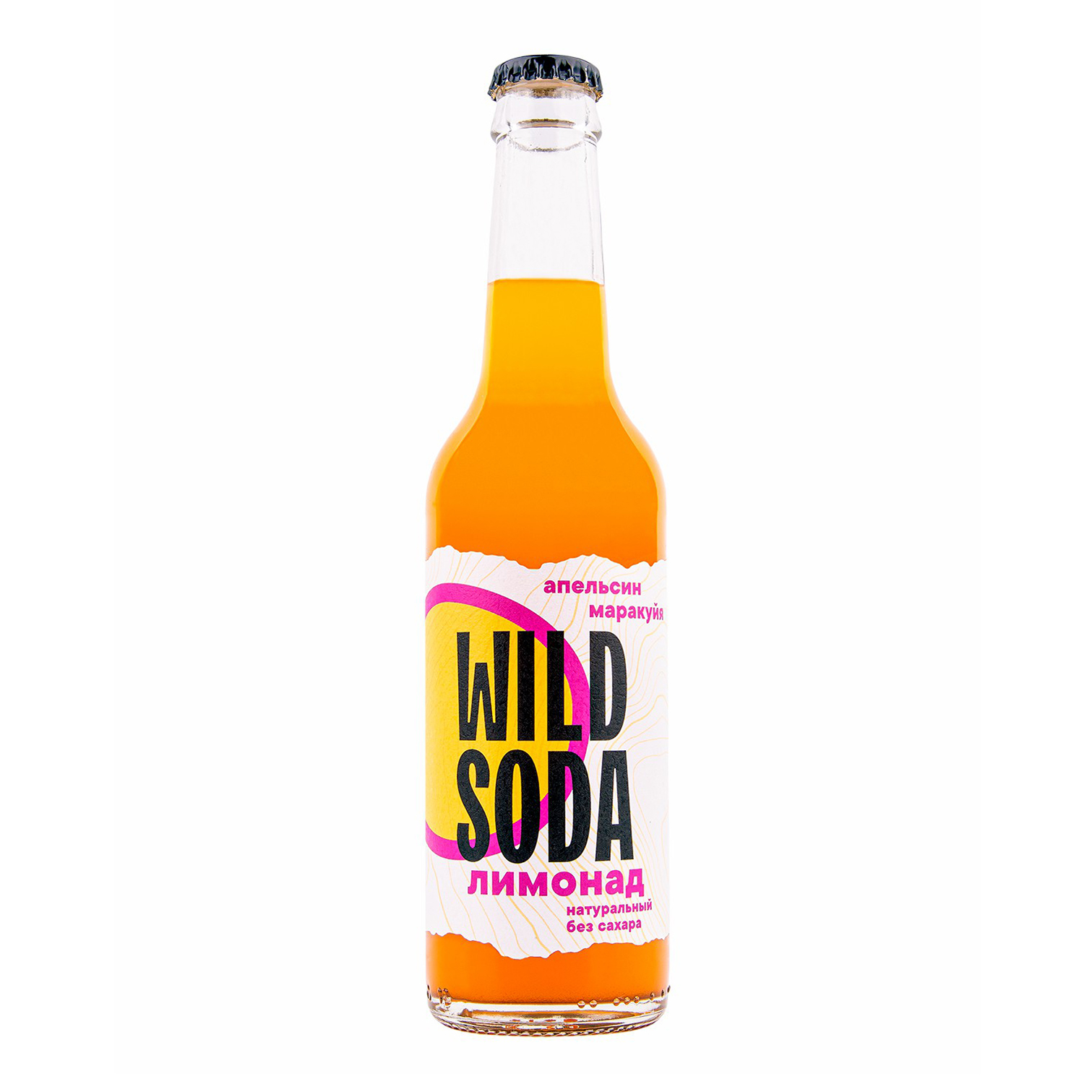 Газированный напиток WildSoda Апельсин-маракуйя 330 мл
