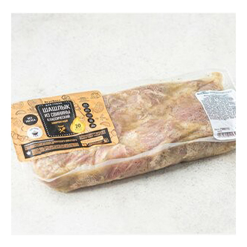 

Шашлык из свинины ВкусВилл Классический замороженный ~1,03 кг