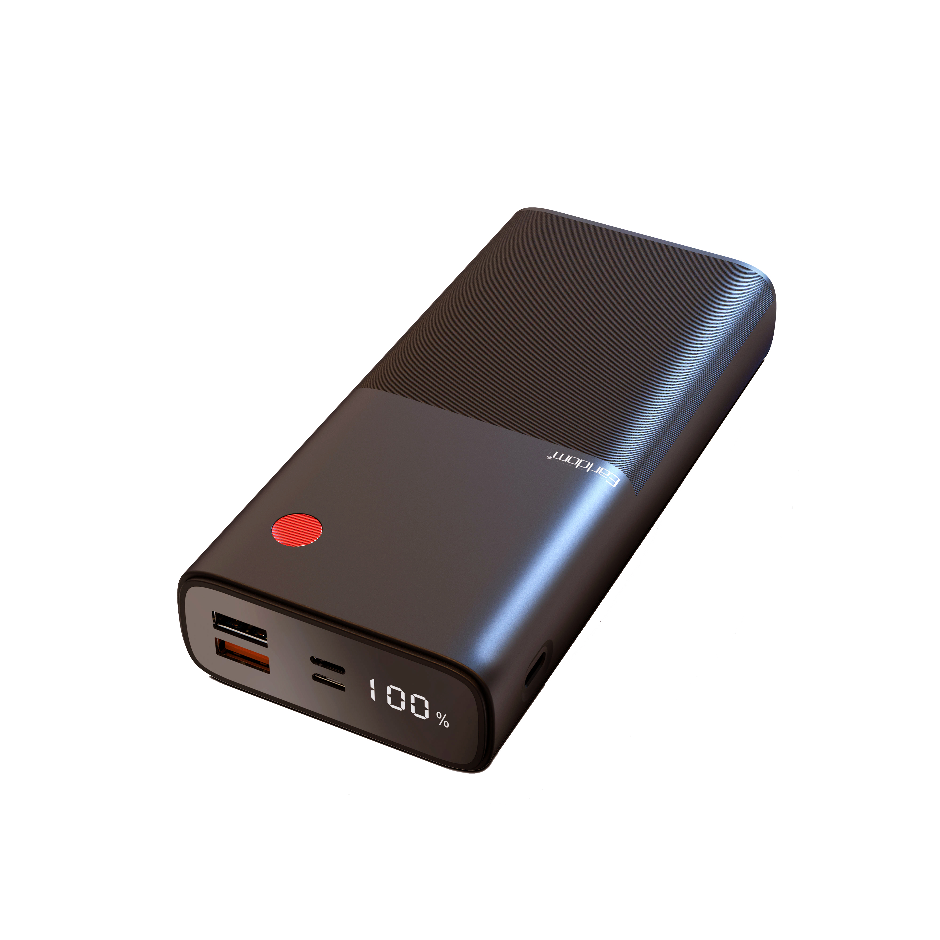 

Внешний АКБ Earldom ET-PD05 20000 mAh, 2xUSB, PD 18W, LED дисплей, Li-Pol (черный), ET-DP05