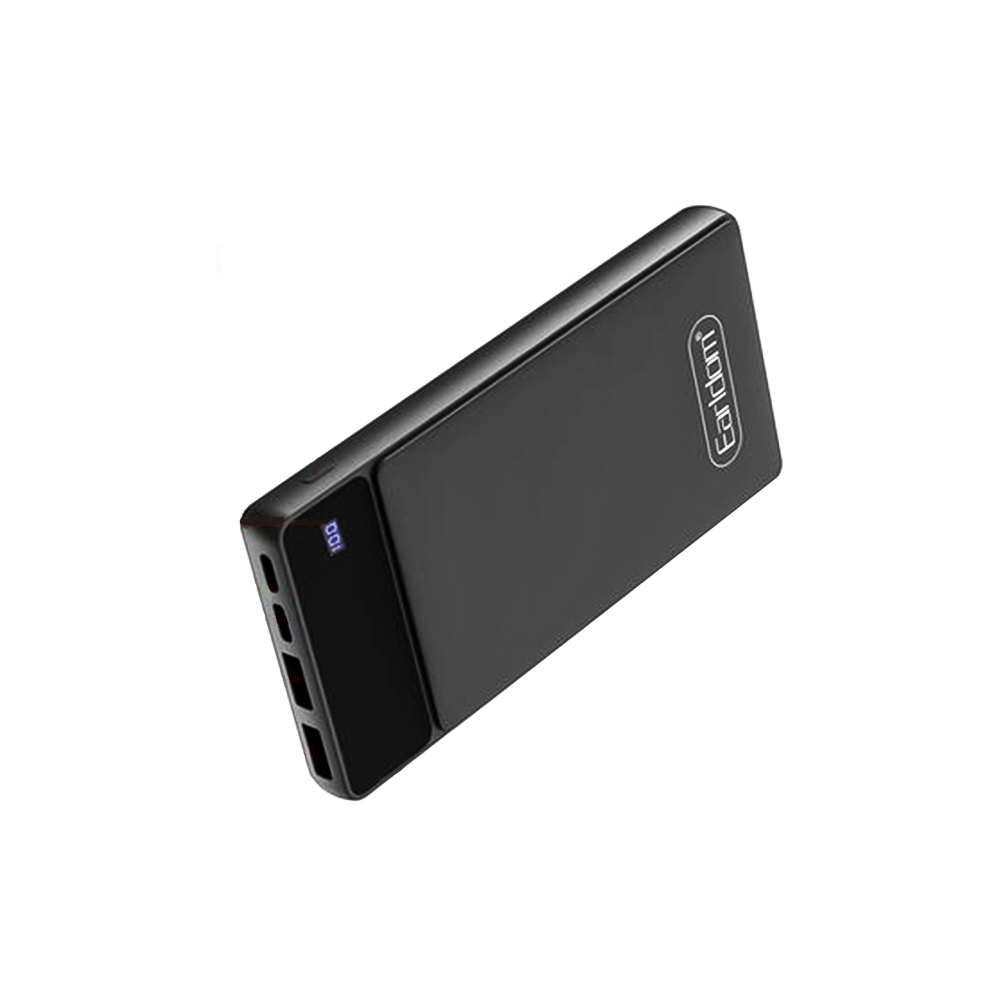 

Внешний АКБ Earldom ET-PB40 10000 mAh, 2xUSB, 2.1А, LED дисплей, Li-Pol (черный), ET-PB40