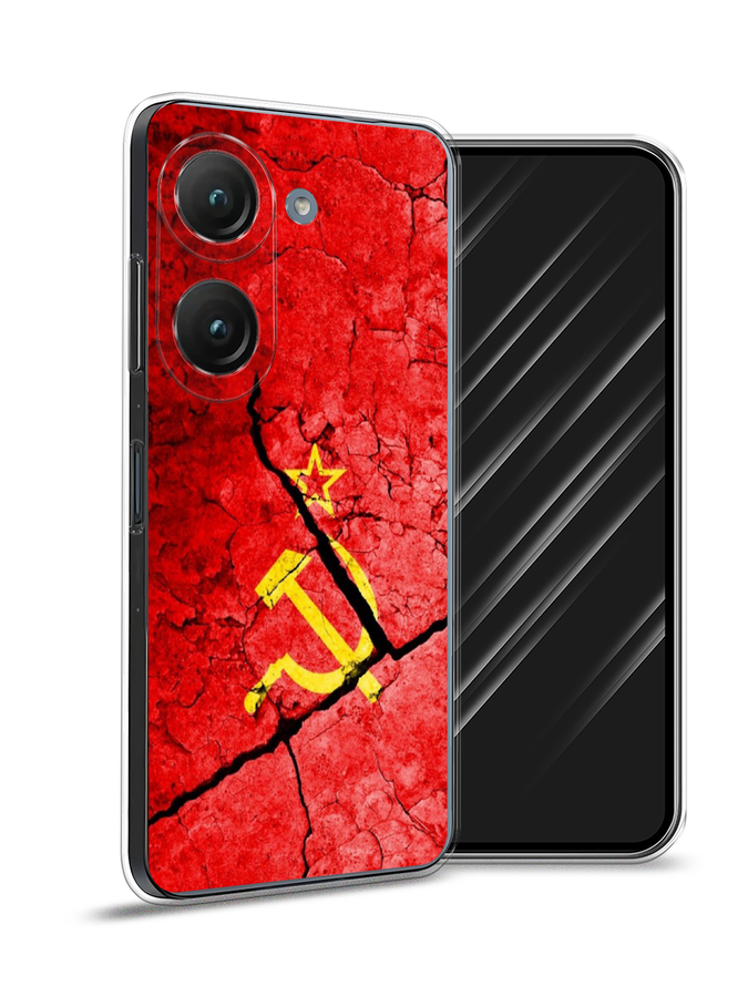 

Чехол Awog на Asus ZenFone 9 "СССР", Красный;черный;желтый, 44850-5