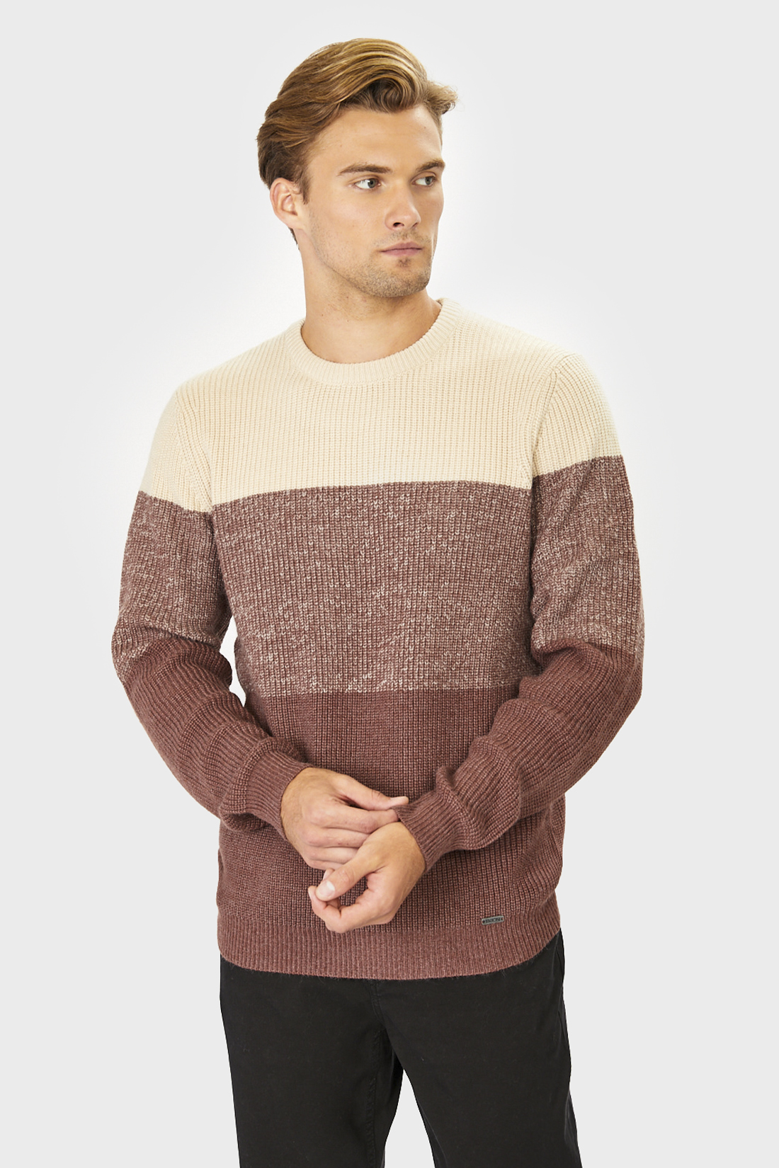 

Джемпер мужской B631542 Baon коричневый 2XL, B631542