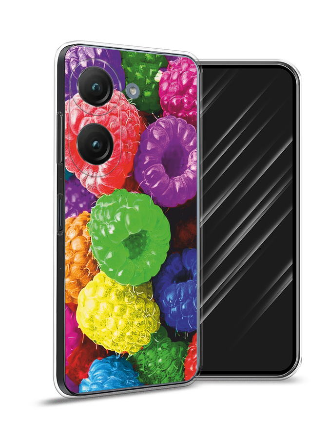 

Чехол Awog на Asus ZenFone 9 "Разноцветная малина", Разноцветный, 44850-10