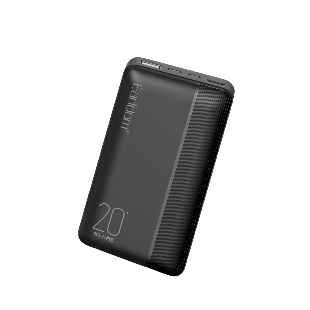 

Внешний АКБ Earldom ET-PD09 20000 mAh, 1xUSB, QC 3.0 3A, PD 20W, Li-Pol (черный), ET-DP09