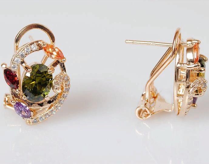 

Серьги из ювелирного сплава Lotus Jewelry 3027E-12mix, фианит, 3027E-12mix