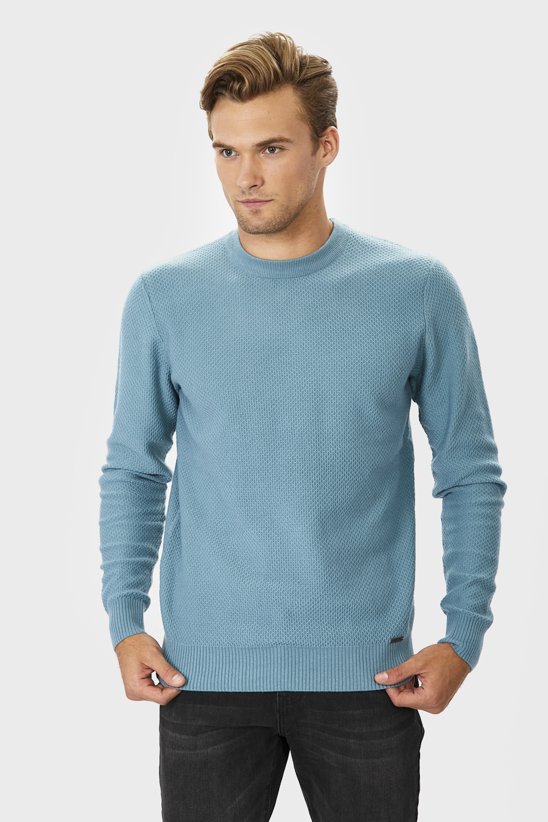 

Джемпер мужской B631544 Baon голубой S, B631544