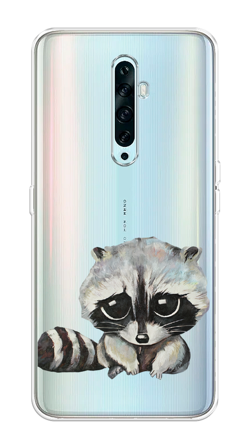 

Чехол на Oppo Reno 2Z "Большеглазый енот", Серый;черный;прозрачный, 251850-1