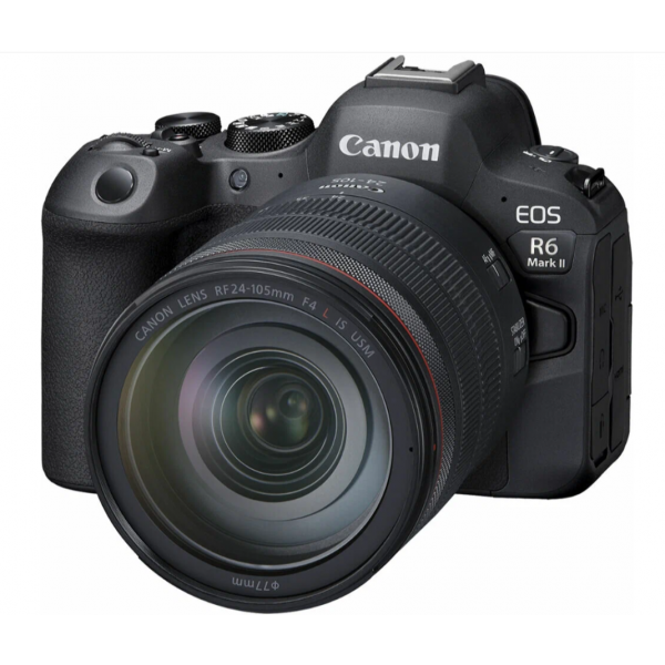 Фотоаппарат беззеркальный Canon EOS R6 Mark II Kit RF 24-105mm f/4L IS USM Black