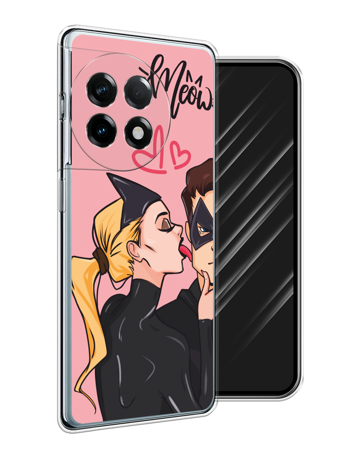 

Чехол Awog на OnePlus 11R "Kiss of Cat Woman", Розовый;черный;бежевый, 154150-1