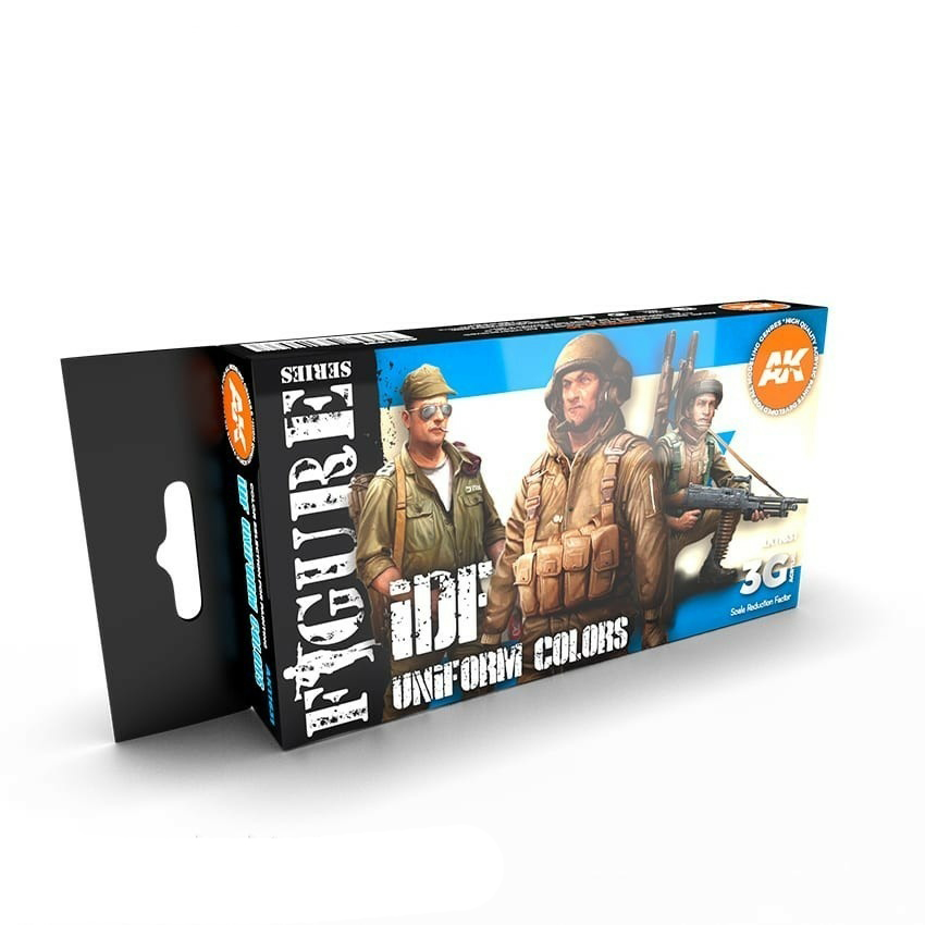 

Набор красок AK Interactive "Цвета униформы ИДФ" IDF UNIFORM COLORS AK11631