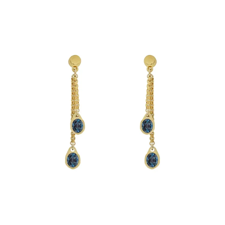 

Серьги из бижутерного сплава с swarovski VIDDA SALSA Swarovski Montana, SALSA Swarovski Montana