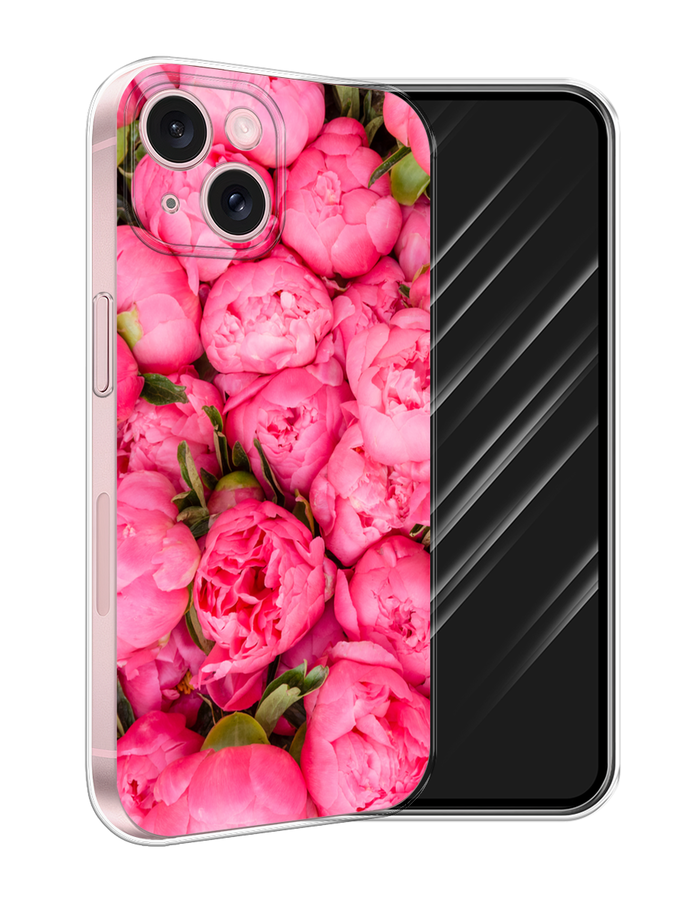 

Чехол Awog на Apple iPhone 15 "Прекрасные пионы", Разноцветный, 15550-1