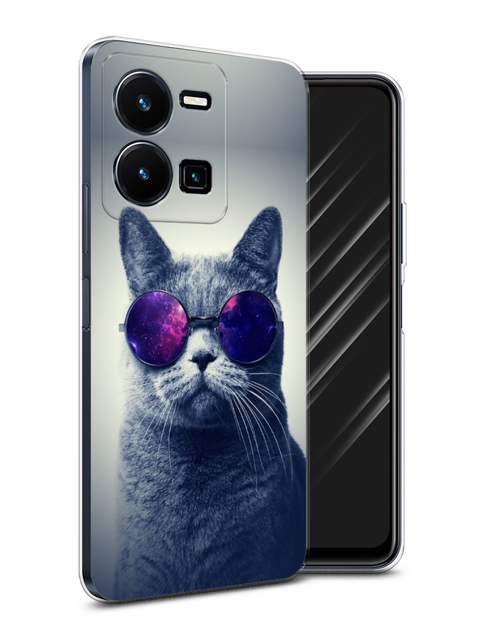 

Чехол Awog на Vivo Y35 4G / Виво Y35 4G "Космический кот", Красный