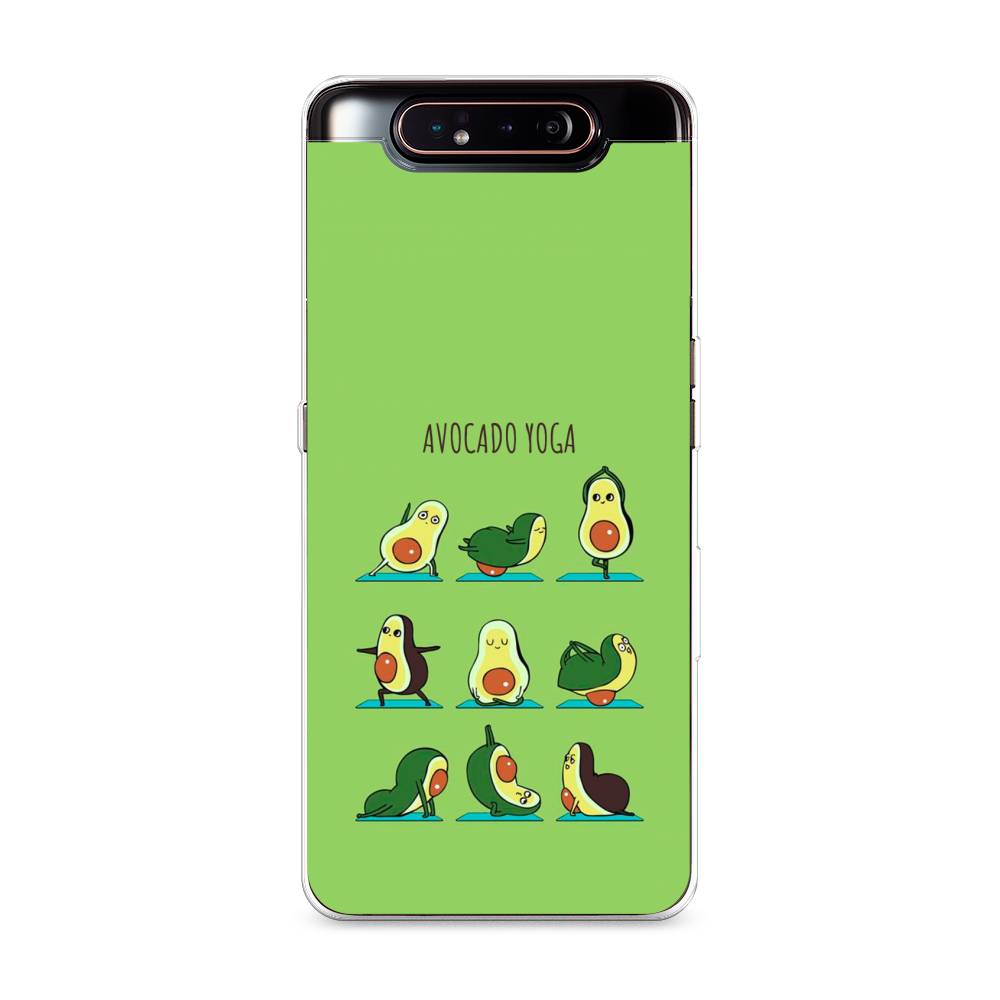 фото Чехол awog "авокадо йога" для samsung galaxy a80