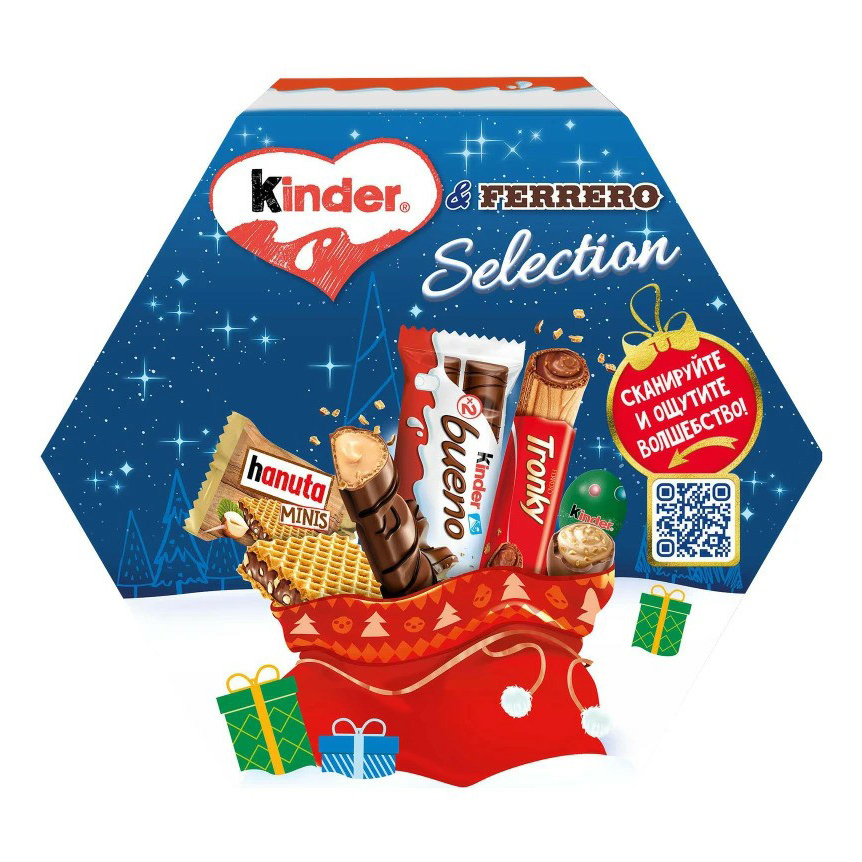 

Сладкий подарочный набор Kinder Микс 174 г