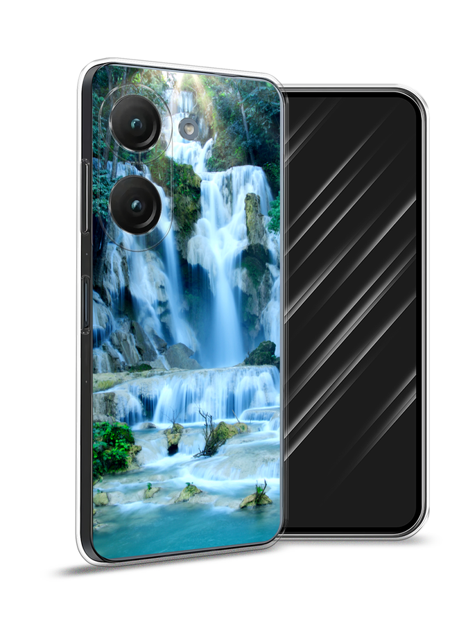 

Чехол Awog на Asus ZenFone 9 "Водопад 8", Голубой;зеленый, 44850-4