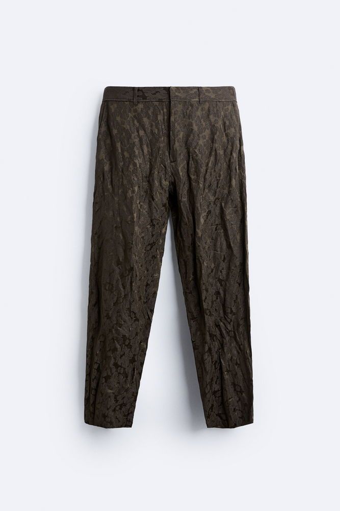 

Брюки мужские ZARA 04072002 коричневые 36 EU, Коричневый, 04072002